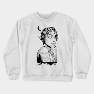 Spooky girl Crewneck Sweatshirt